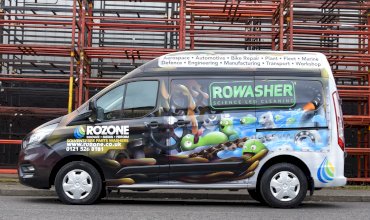 Standing out from the crowd…the van with a big story to tell!